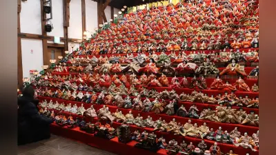 越前おおのひな祭り開幕、約2000体の人形が春を彩る