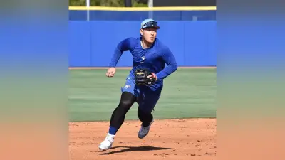 岡本和真がブルージェイズのキャンプ施設で自主トレ開始、新天地で「やっと来られた」と安堵