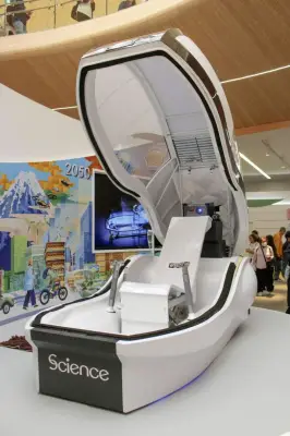 日本科学未来館で万博技術展 ミライ人間洗濯機やiPS心筋シートを展示