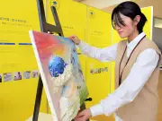 福島の未来を描く中高生の表現展、伝承館で開催 被災地への思いを作品に