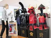 二本松城報館で「たびマルシェ」開催、戦国武将姿の記念撮影や伝統工芸体験で観光キャンペーンを盛り上げ