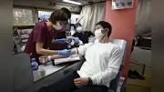 藤原技研工業で集団献血実施 大雪やインフル影響で不足する血液を補う