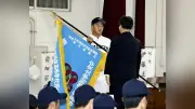 中京大中京に選抜旗授与、主将「日本一目指しベスト尽くす」