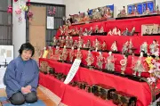 江戸時代のひな人形を展示 福島県二本松市の鈴木木工所で伝統美を発信