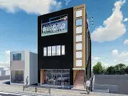 いわき市にJ2いわきFC応援のLEDビジョン付き複合ビル建設、地域活性化と防災情報発信も