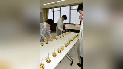 愛知・知多半島の6蔵が新酒きき酒 吟醸酒は香り高く酸味が特徴