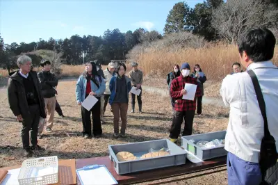 福島県富岡町で小浜代遺跡の現地説明会 奈良・平安時代の寺院・役所跡の調査成果を公開
