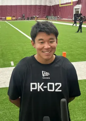 NFLドラフト目指す松澤寛政、プロデーでアピール不調「思い通りにいかず悔しい」