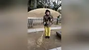 広島・原爆供養塔を25年以上清掃し続ける渡部和子さん、81歳の平和への祈り