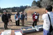 福島県富岡町で小浜代遺跡の現地説明会 奈良・平安時代の寺院・役所跡の調査成果を公開
