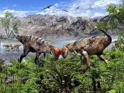 モンゴルで発見の最古パキケファロサウルス類化石、福島県立博物館で世界初公開