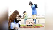 「名探偵コナン」新オブジェが鳥取県北栄町に登場、世良真純とコナンの秘密の会話を再現
