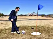 東北初の常設フットゴルフコースがオープン、自然豊かなゴルフ場で新スポーツ体験
