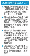 外為法改正で対日投資審査強化 日本版CFIUS創設へ 経済安全保障を徹底