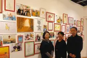 イラクの子どもたちの切実な思いを伝える企画展「PRAY FOR PEACE！」が神保町で開催中