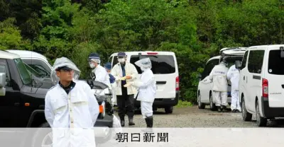 広島・三原の地中から遺体、殺人容疑で現場検証 東広島事件と関連か