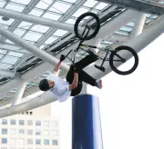 名古屋オアシス21でBMX妙技　マイナビジャパンカップ第1戦予選、中村輪夢が首位通過