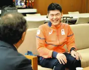 岩本啓吾選手、地元・飛騨市訪問「まずは次を目指して4年間は続ける」と決意