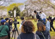 幸手市制40周年記念映画「桜の下のポリフォニー」製作中 市民600人超が参加し地域の魅力を描く