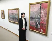 画家・宇野かこ氏、節目の50回目個展を日本橋高島屋で開催 愛をテーマに30点展示