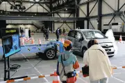 交通安全意識を高める衝突実験公開、つくばの日本自動車研究所が施設公開