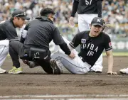 ロッテ・種市、初回に負傷交代 打球追い左脚痛める 長期離脱の懸念