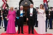 トランプ米大統領、ウイスキー関税撤廃を表明 チャールズ英王に敬意