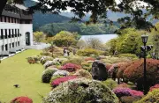 箱根「山のホテル」大株ツツジ色づく庭園、ツアーも開催