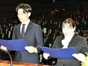 福島県内の大学で入学式、新入生が期待胸に学生生活スタート