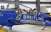 福島市長がエアレースパイロットと航空宇宙の未来を語り合い、市内上空をフライト
