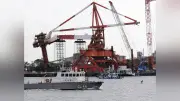 川崎クレーン事故、重り内部掘削の解体工法は初採用…東亜建設工業が会見で説明