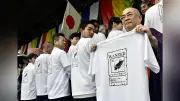 吉野山の桜を守れ！外来カミキリ駆除へ啓発Tシャツを制作・披露