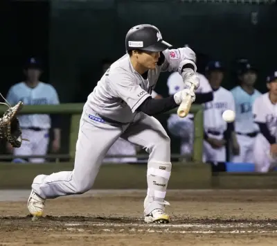 ロッテ、九回にスクイズで勝ち越し西武に競り勝つ 2位後退