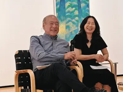 内間安瑆・俊子展、葉山で開催中 息子夫妻が語る創作の魅力