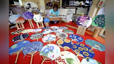 房州うちわ製作が最盛期、夏の訪れ告げる伝統工芸