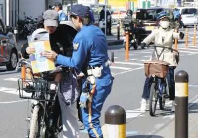 自転車青切符導入で効果、検挙・警告・事故が減少 千葉県警発表