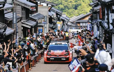 WRCラリージャパン競技2日目、恵那・中津川・豊田で激走 新緑の山道を駆け抜ける