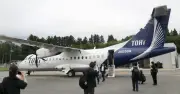 佐渡島に12年ぶり旅客機、トキエアが神戸発チャーター便を運航