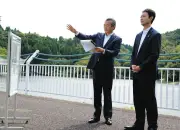千葉県知事が山武地域を視察、3市町長と地域振興の課題を議論