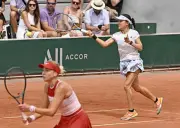 二宮真琴組、全仏オープン女子ダブルス3回戦敗退　ストレート負け