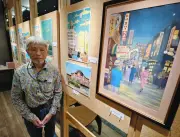 中野区で昭和アート集大成展、毛利さんが40年の軌跡を展示