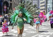 第53回神戸まつり、サンバやダンスで市街地彩る　INAC選手らも登場