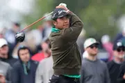 松山英樹が67で通算3アンダー、全米プロゴルフ第2日