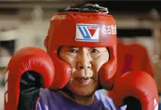 84歳女性ボクサー杉山幸子さん、100歳現役目指すストイックな挑戦
