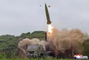 北朝鮮、改良ミサイル発射実験を実施　AI搭載巡航ミサイルの精度向上を主張