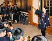 静岡・浜松まつり「い組」、女性初のラッパ隊長に伊野瀬広美さんが就任