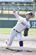 若松商が会津に競り勝ち、大竹が完投勝利 高校野球