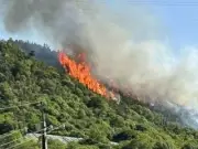 広島・福山で山林火災、廃材の燃え移りか　けが人なし