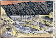 北斎と広重の雨と風の表現を比較「大浮世絵展」で天気の描き方に注目