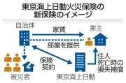 東京海上、災害関連死で家主の損失補償保険を自治体向けに提供